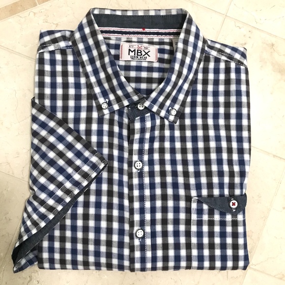 MBX Other - MBX Short Sleeve Button Down - L